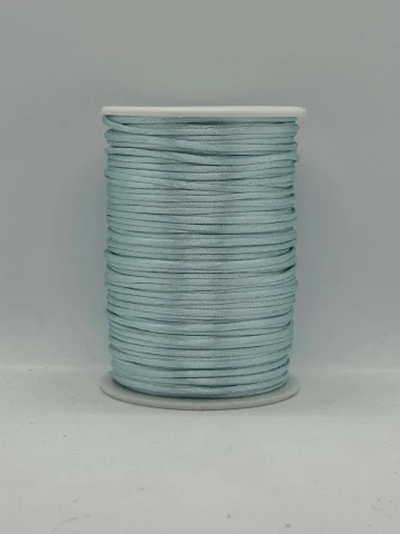 Шнур атласный корсетный 2.3 мм (100 ярдов/91,44 м.), 39 світлий небесний