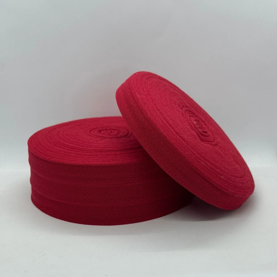 Кіперна стрічка 2 см (40м.), 2213 темний червоний