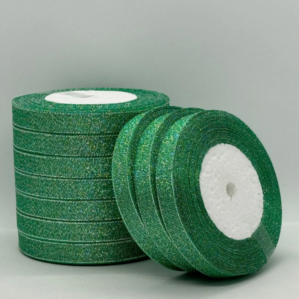 Лента парчовая 1,2 см (25 ярдов/22,75 м.), 54 морхвиля + срібло