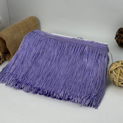 Бахрома танцевальная лапша «Сердце танца» 15 см (9 метров), 21 фіолетовий