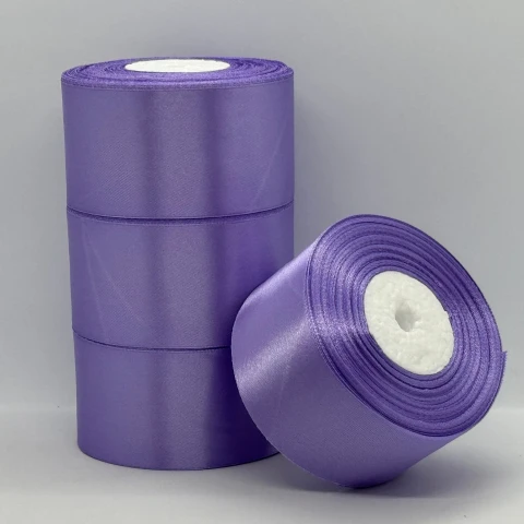 Атласная лента 5 см (33 м.), 21 сапфіровий