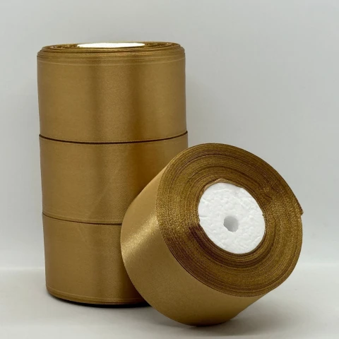 Атласная лента 5 см (33 м.), 105 корица