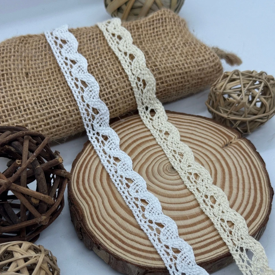 Кружево макраме "Белый шлейф" 1,5 см (1м.), білий